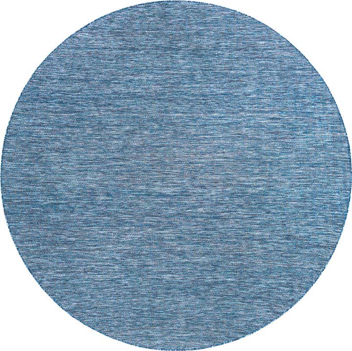 10' x 10' Easy-Clean Solid Indoor / Outdoor Round Rug