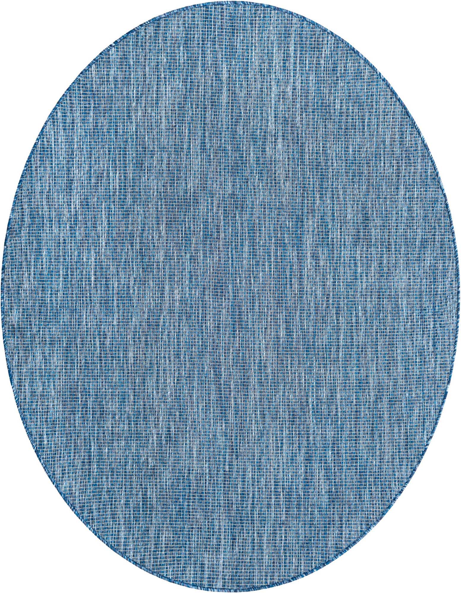 6' x 6' Easy-Clean Solid Indoor / Outdoor Round Rug