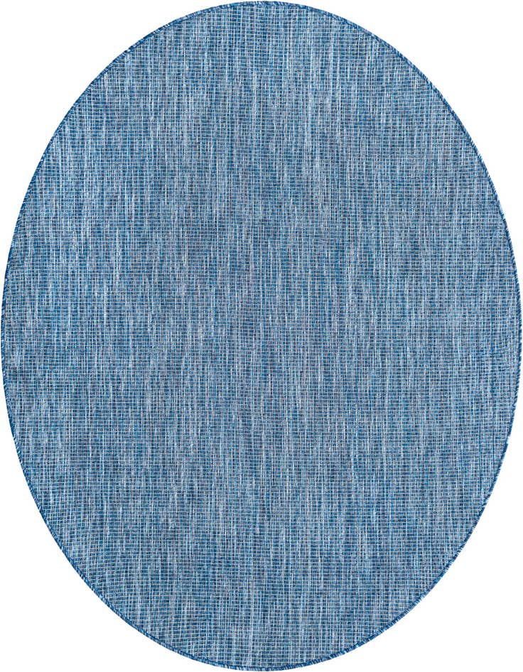 Detail image of 6' x 6' Easy-Clean Solid Indoor / Outdoor Round Rug