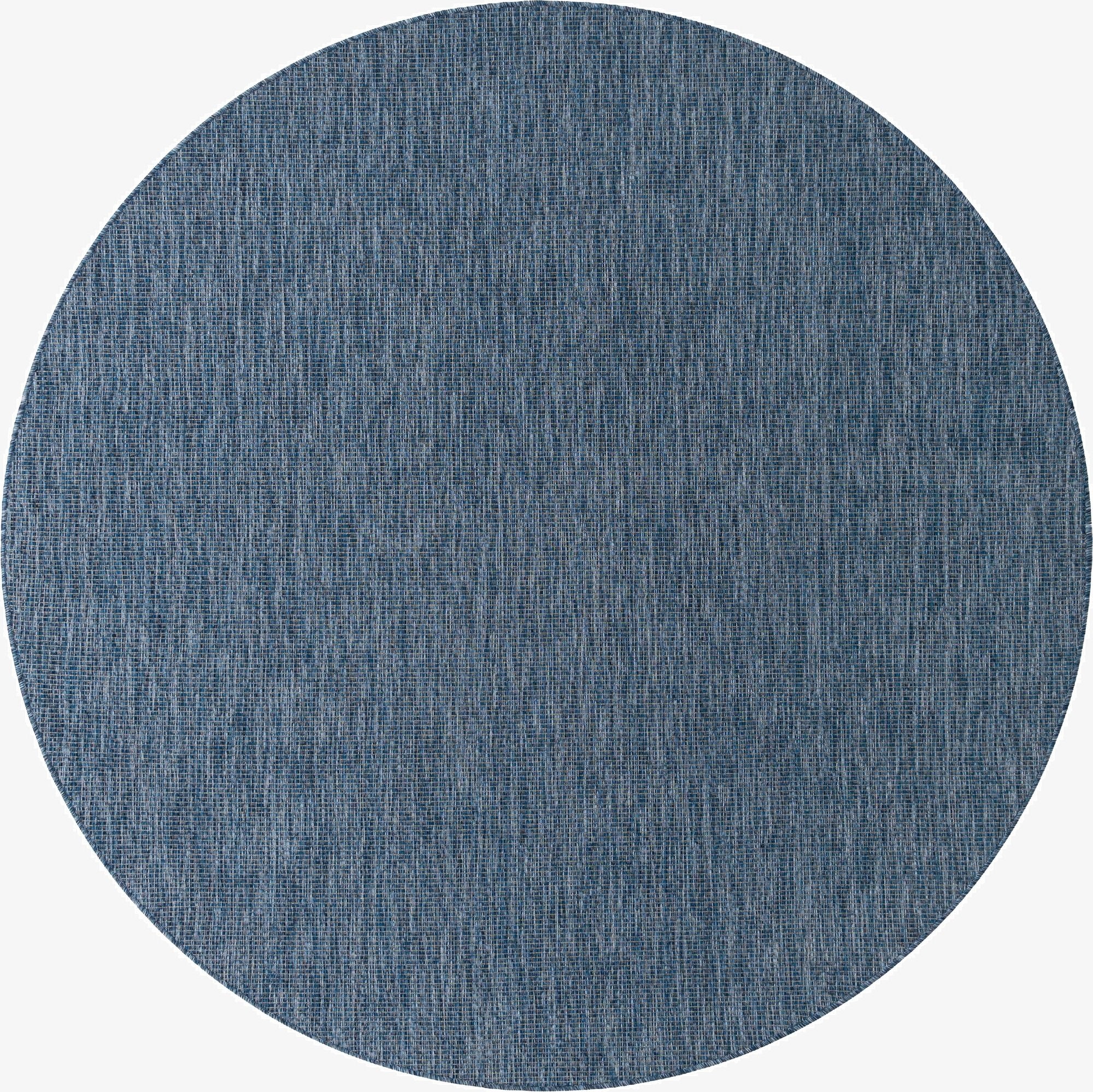 7' 10 x 7' 10  Washable Solid Indoor / Outdoor Round Rug