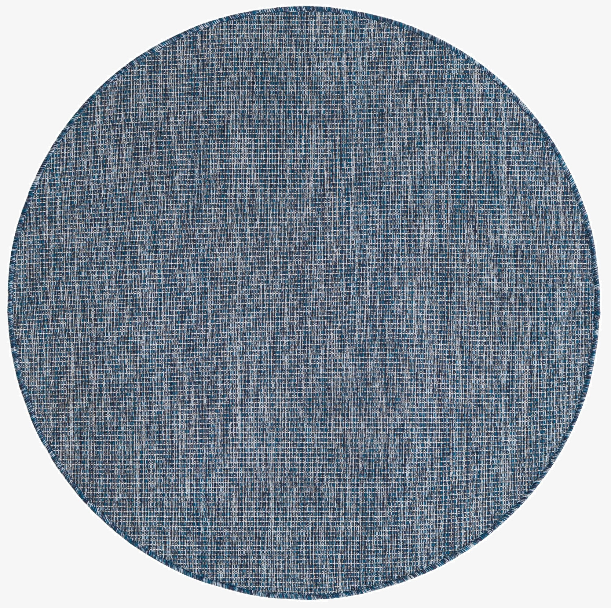 4' x 4'  Washable Solid Indoor / Outdoor Round Rug