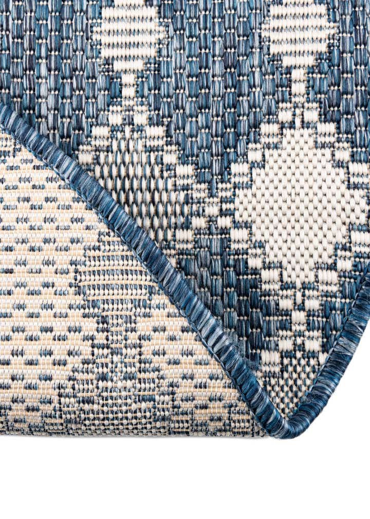 4' x 4' Easy-Clean Trellis Indoor / Outdoor Round Rug