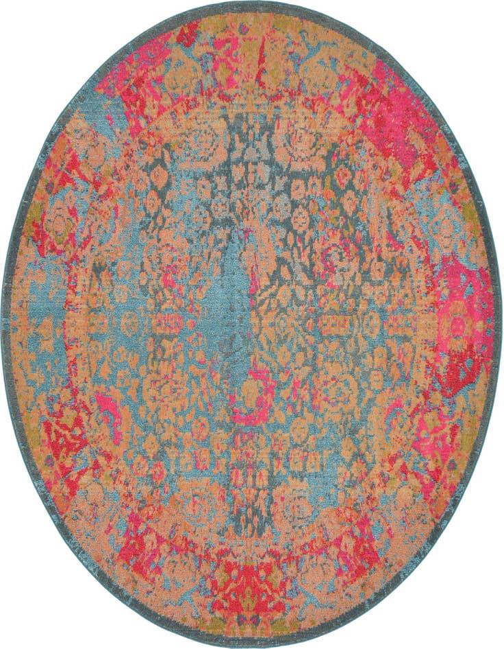 Detail image of 8' x 8' Washable Palazzo Round Rug