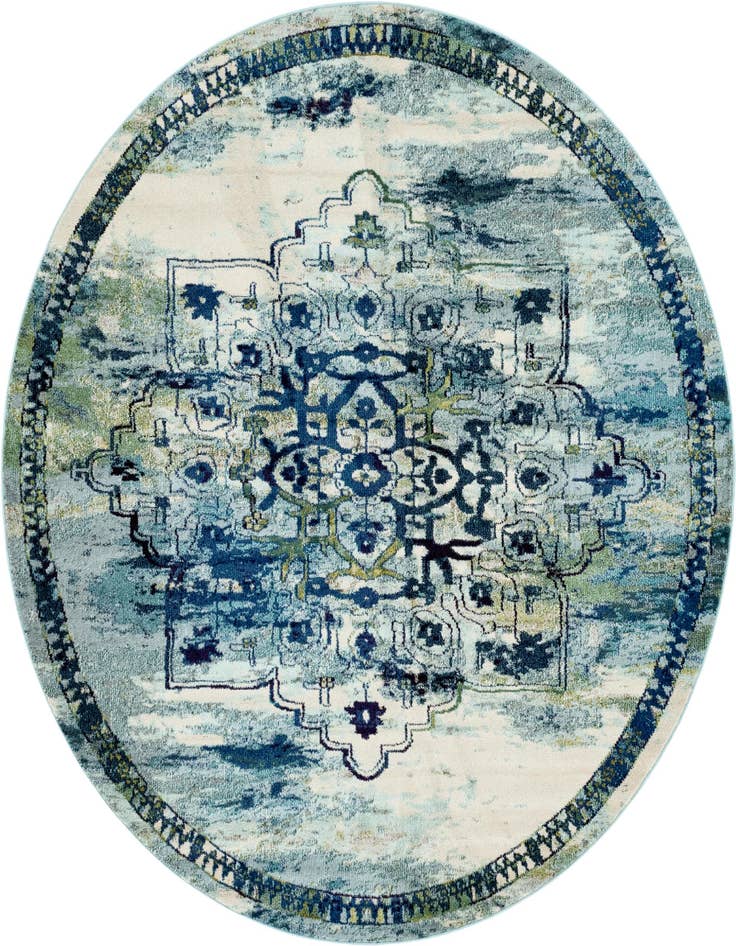 Detail image of 8' x 8' Washable Palazzo Round Rug