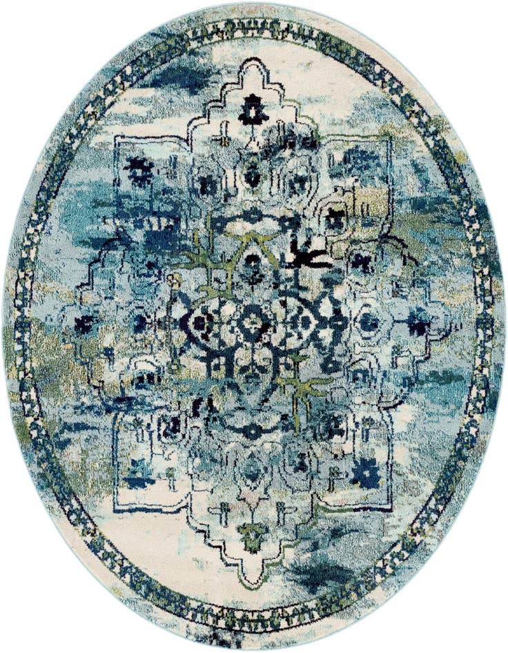 Detail image of 6' x 6' Washable Palazzo Round Rug