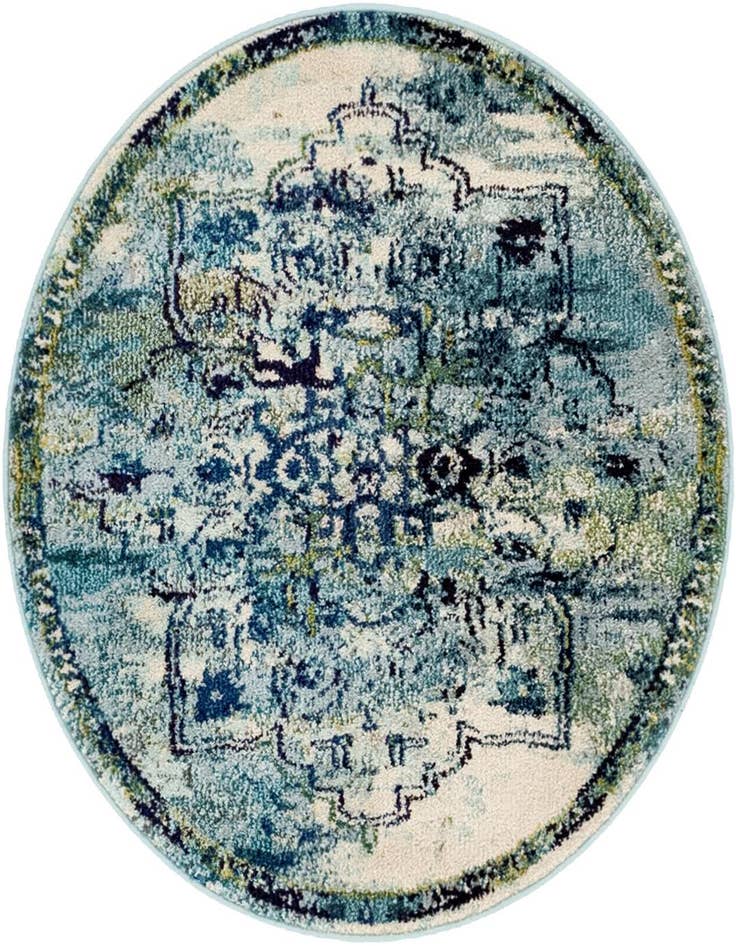 Detail image of 3' 3 x 3' 3 Washable Palazzo Round Rug