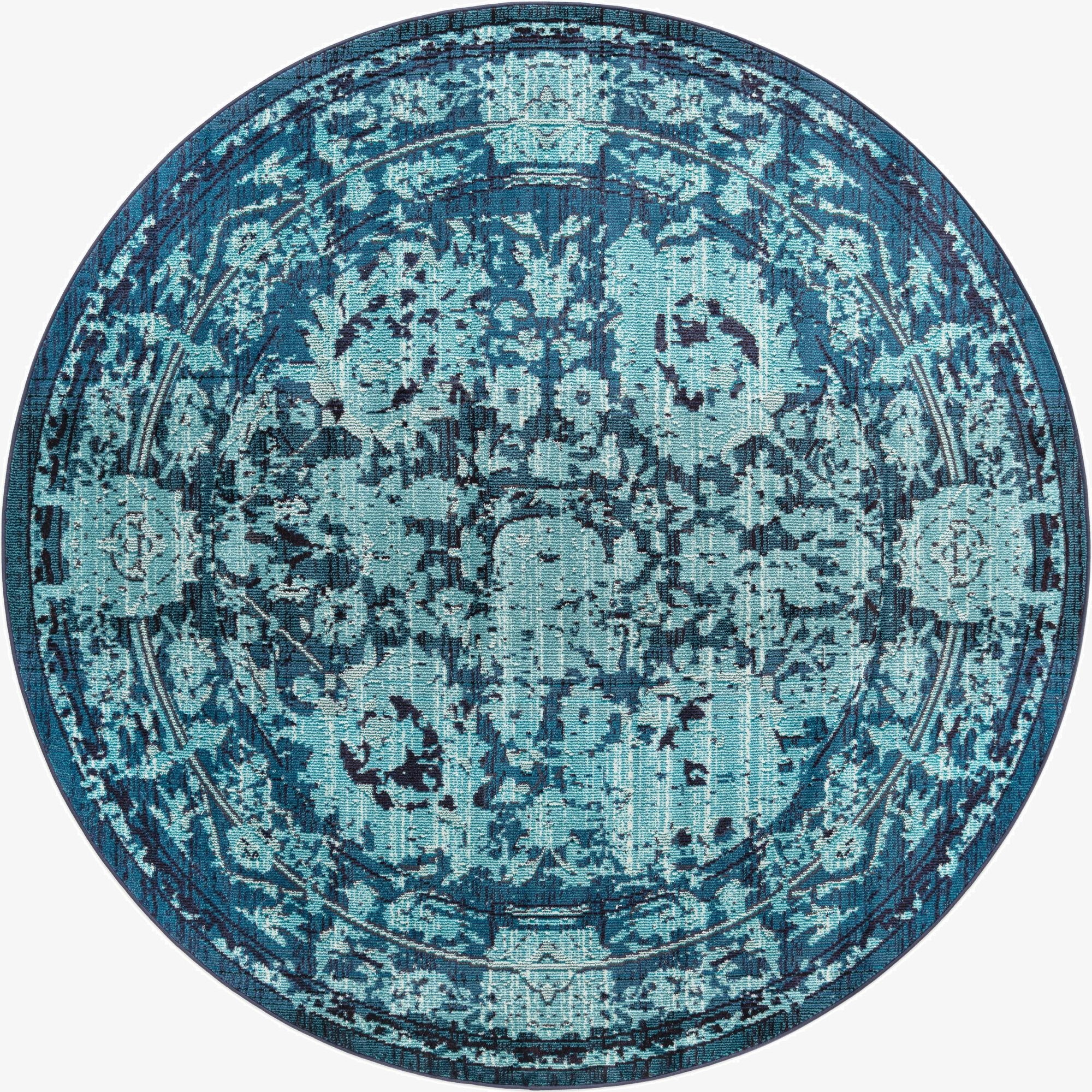 8' x 8'  Washable Palazzo Round Rug