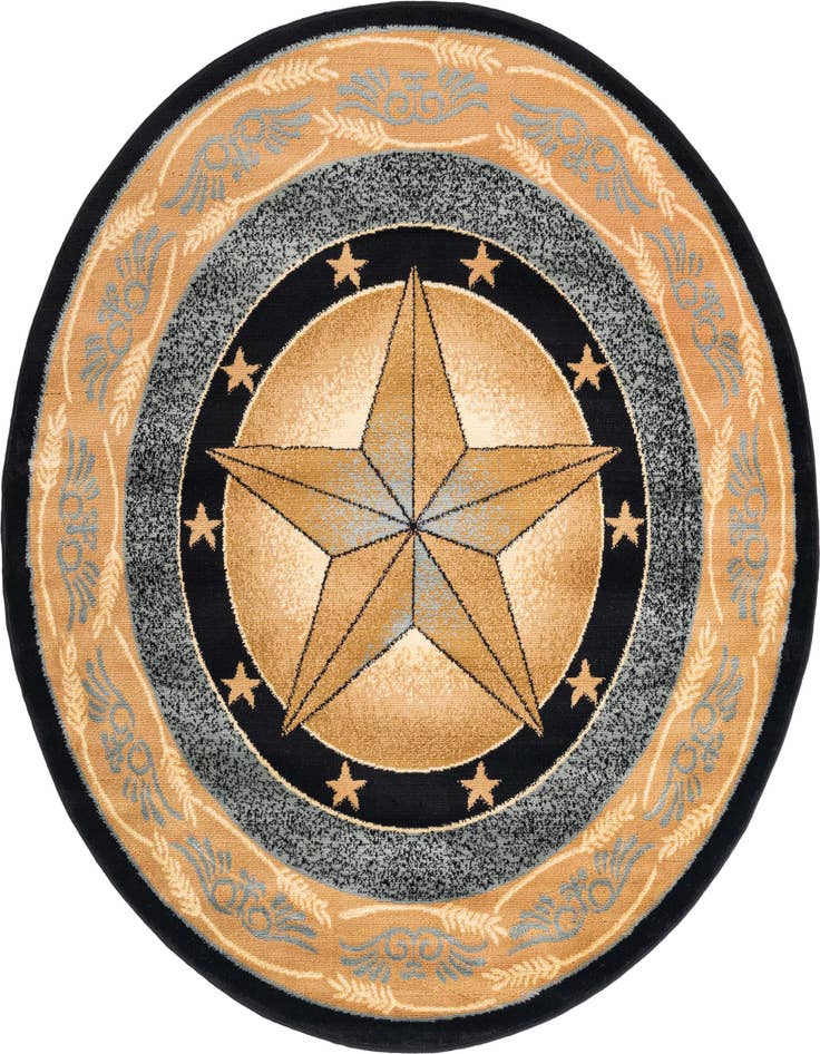 Detail image of 5' 3 x 5' 3 Pioneer Round Rug