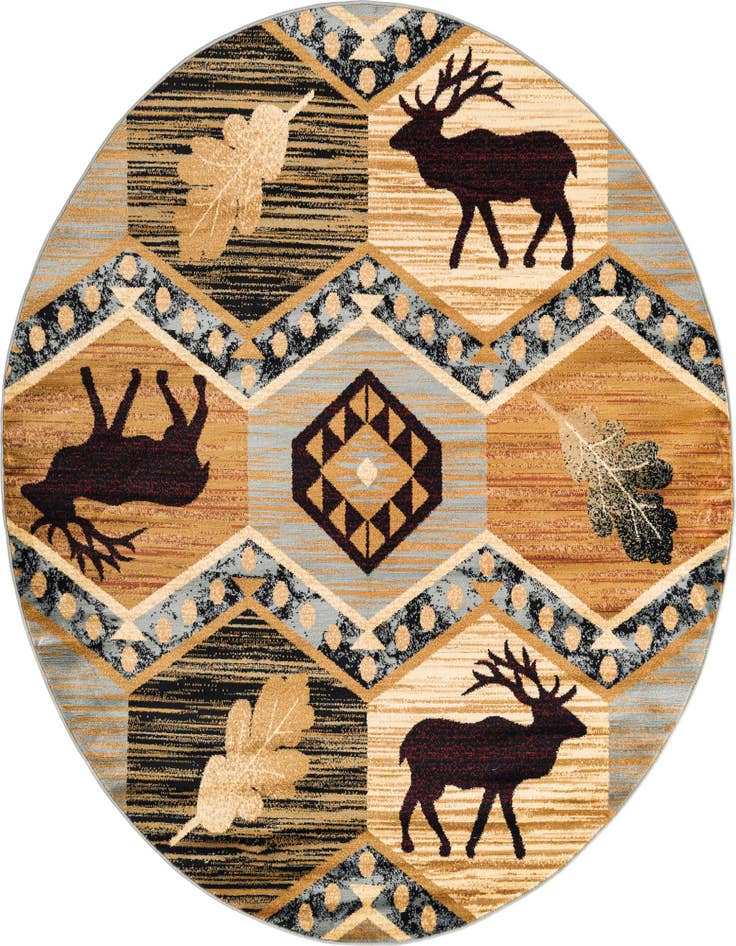 Detail image of 7' 10 x 7' 10 Pioneer Round Rug