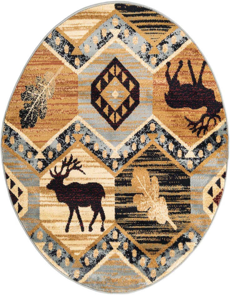 Detail image of 4' x 4' Pioneer Round Rug