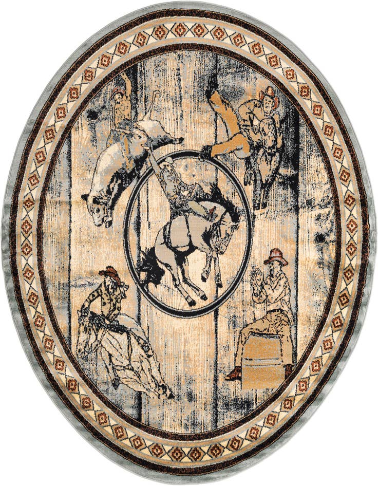 Detail image of 7' 10 x 7' 10 Pioneer Round Rug