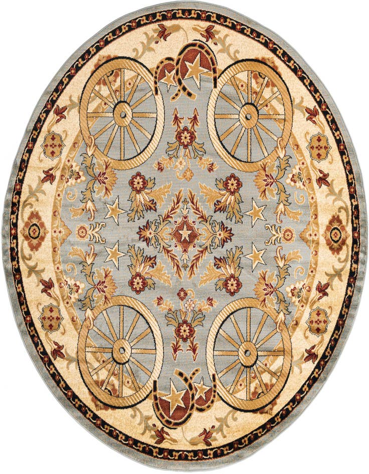 Detail image of 7' 10 x 7' 10 Pioneer Round Rug