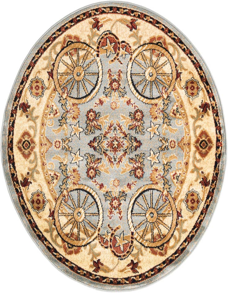 Detail image of 4' x 4' Pioneer Round Rug
