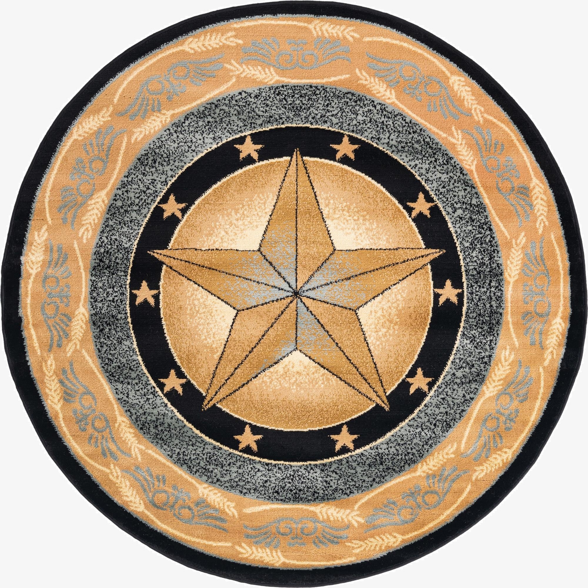 5' 3 x 5' 3 Pioneer Round Rug