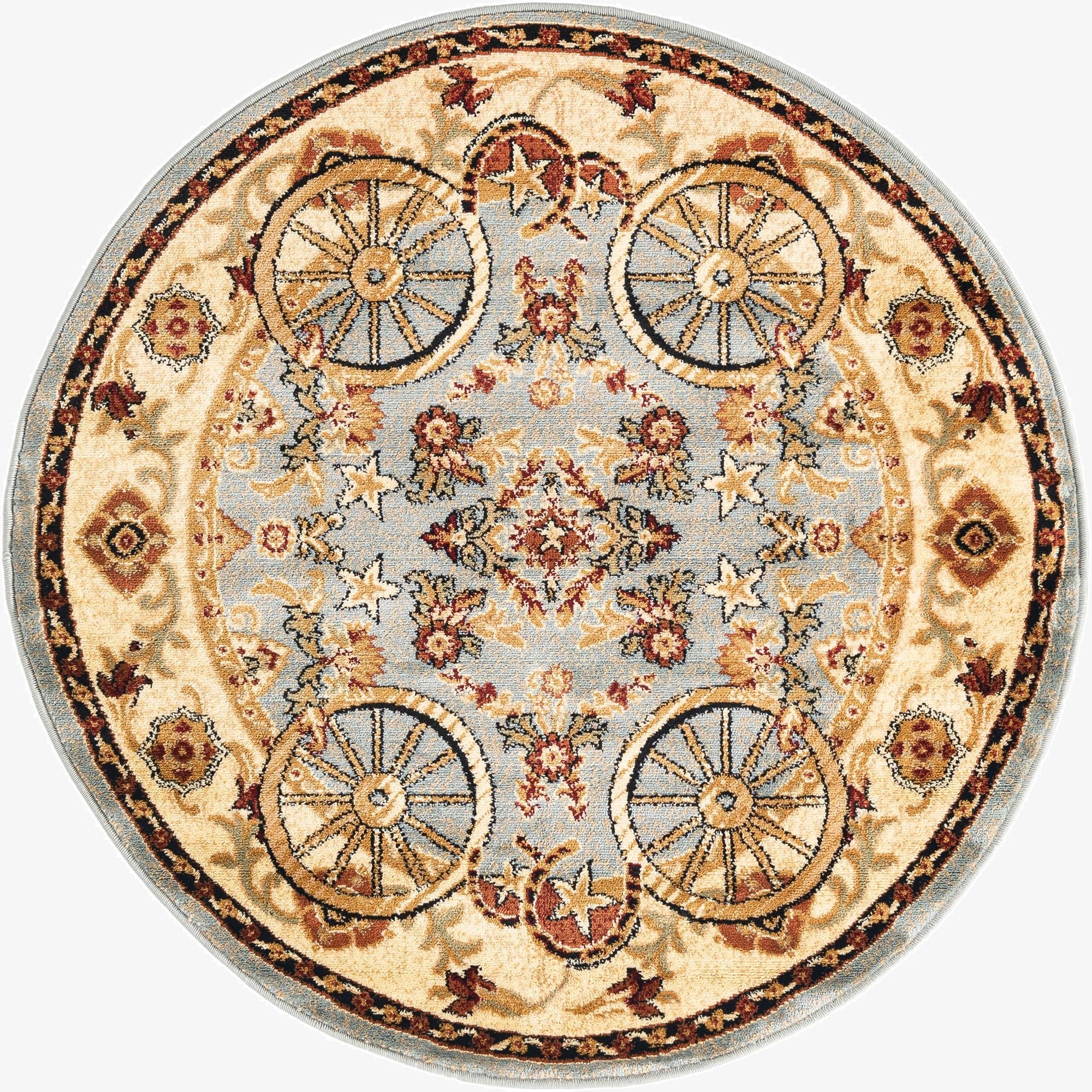 4' x 4' Pioneer Round Rug