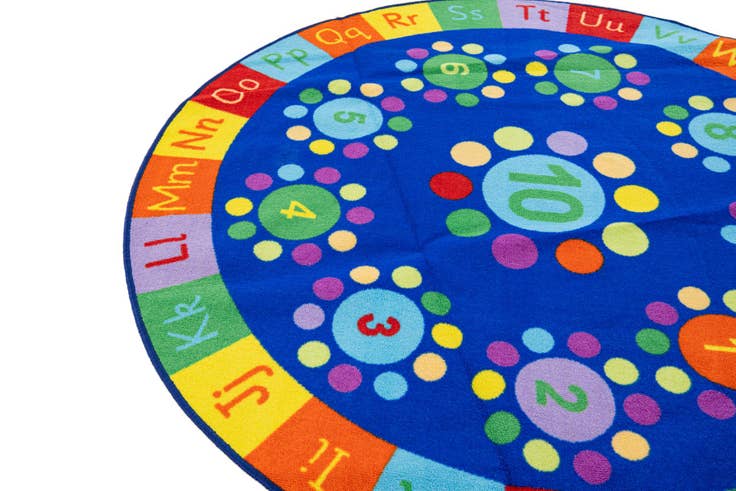 Detail image of 5' x 5' Play Time Round Rug