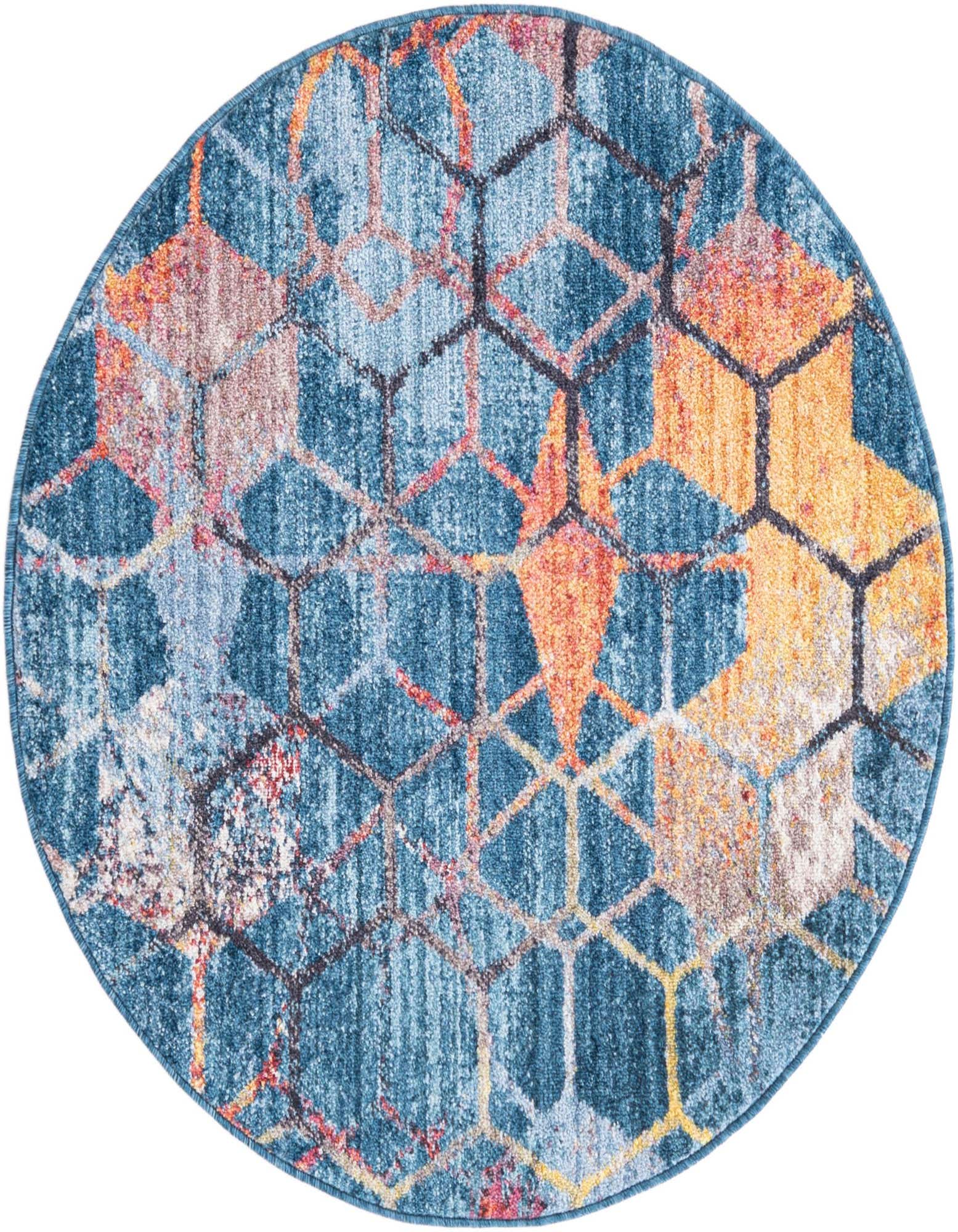 3' 3 x 3' 3 Prism Round Rug