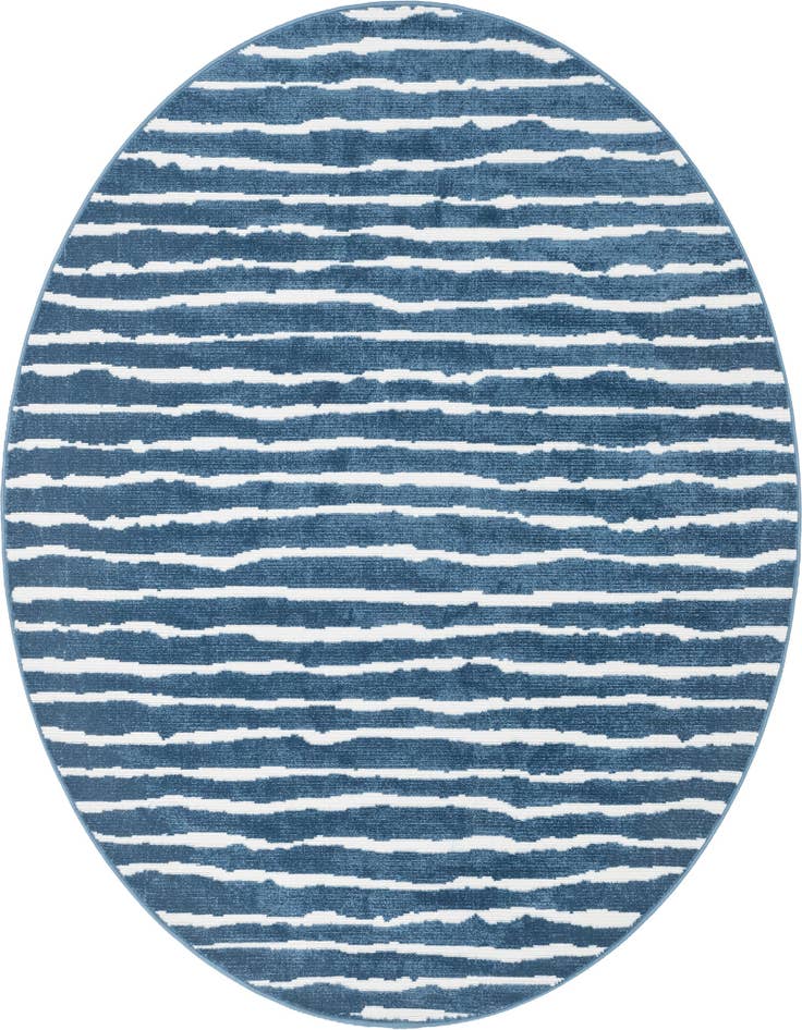 Detail image of 8' x 8' Easy-Clean Sabrina Soto Ola Indoor / Outdoor Round Rug