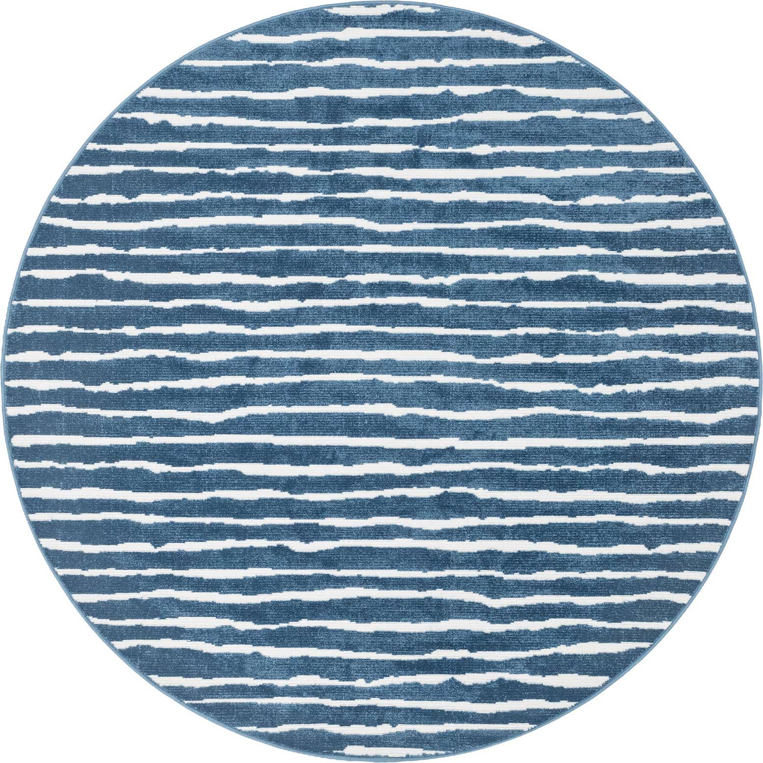 8' x 8' Easy-Clean Sabrina Soto Ola Indoor / Outdoor Round Rug