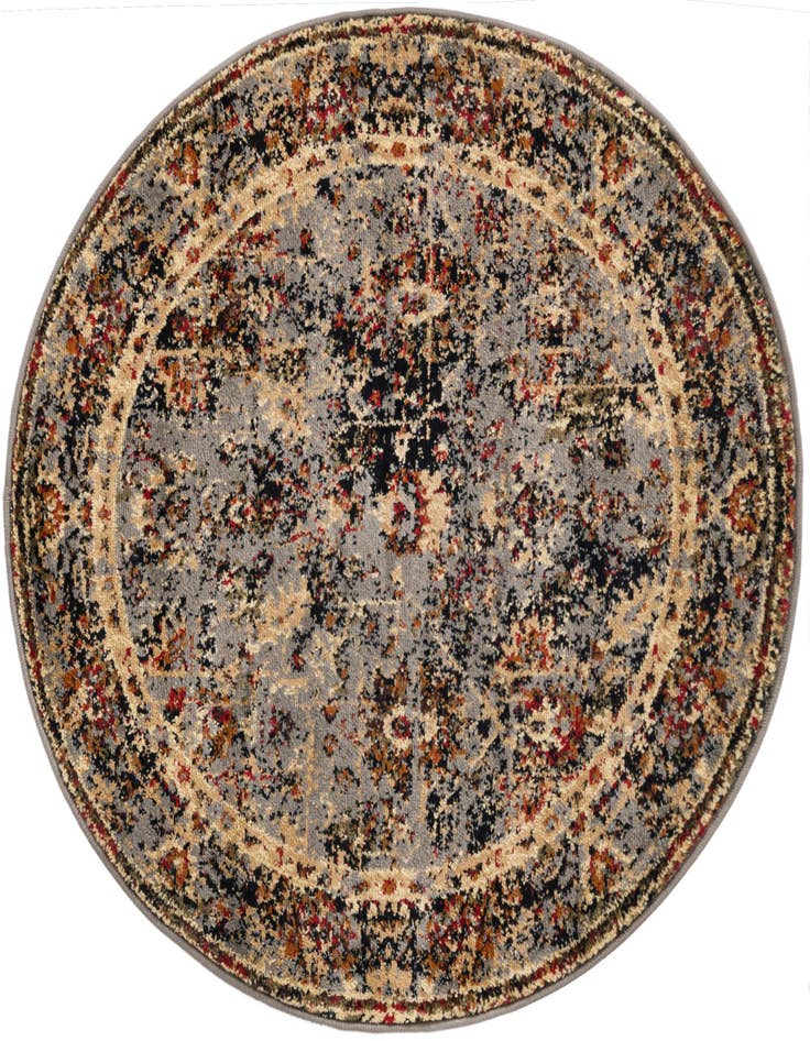 Detail image of 3' x 3' Saturn Round Rug