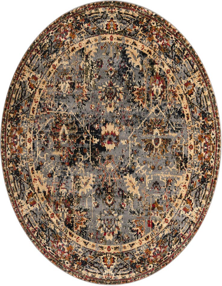 Detail image of 7' x 7' Saturn Round Rug
