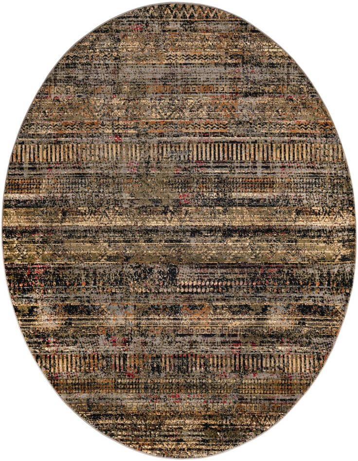 Detail image of 7' 10 x 7' 10 Saturn Round Rug
