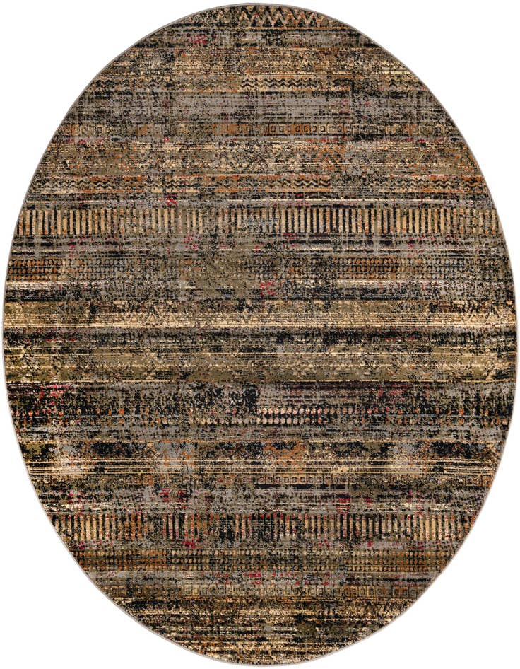 Detail image of 6' 1 x 6' 1 Saturn Round Rug