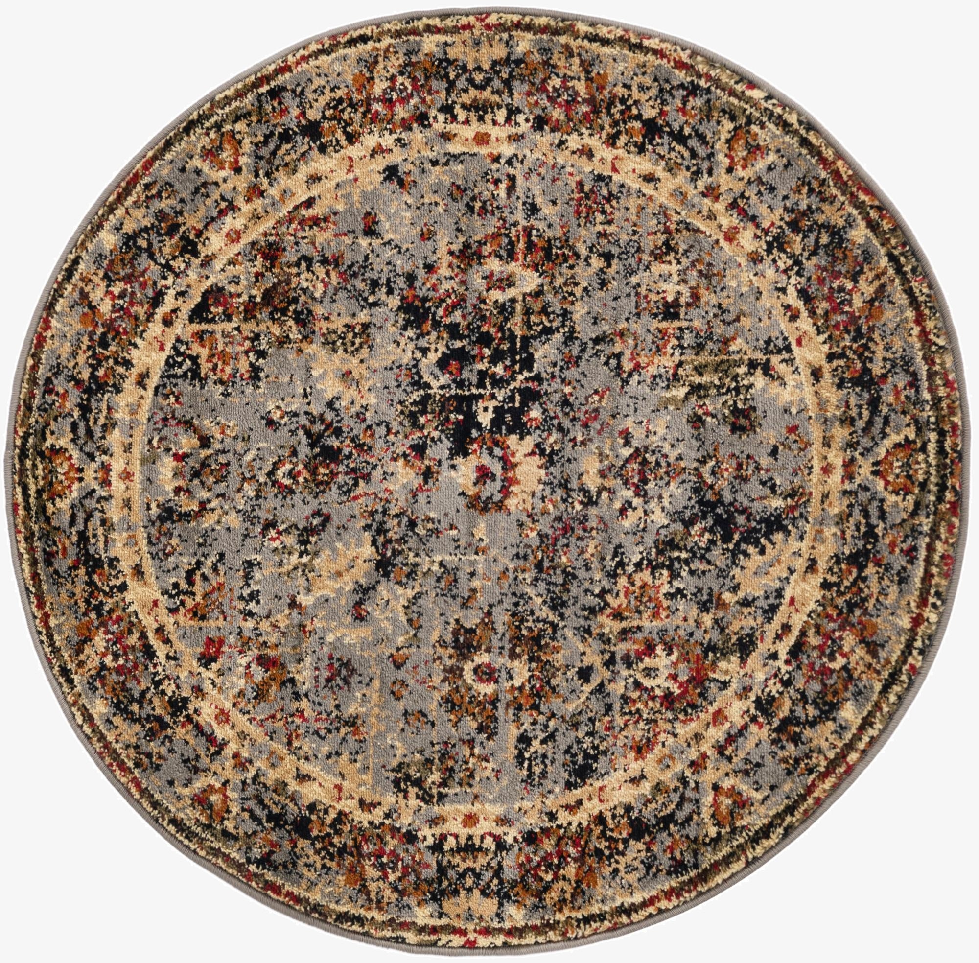 3' x 3' Saturn Round Rug