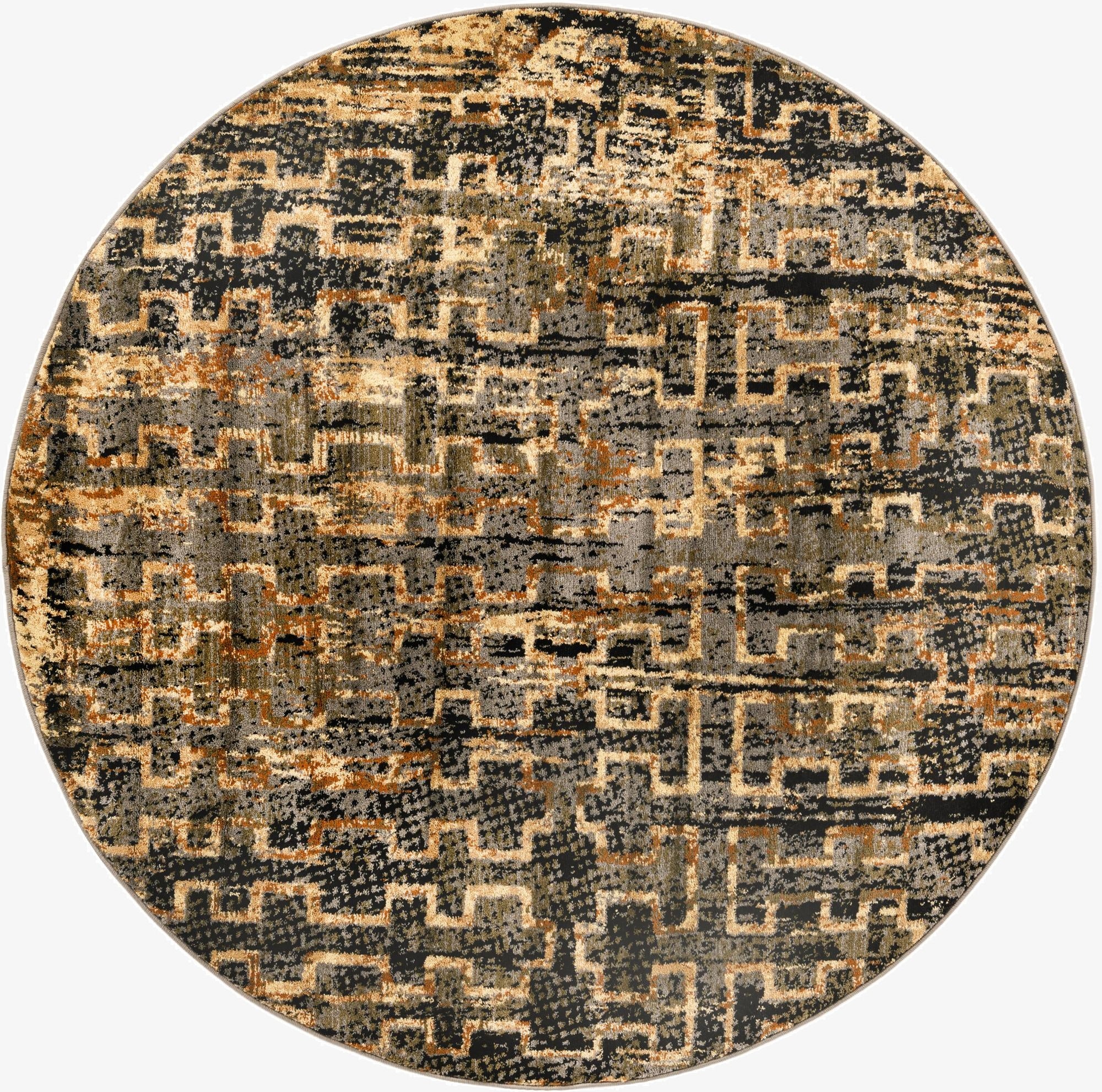 5' 3 x 5' 3 Saturn Round Rug