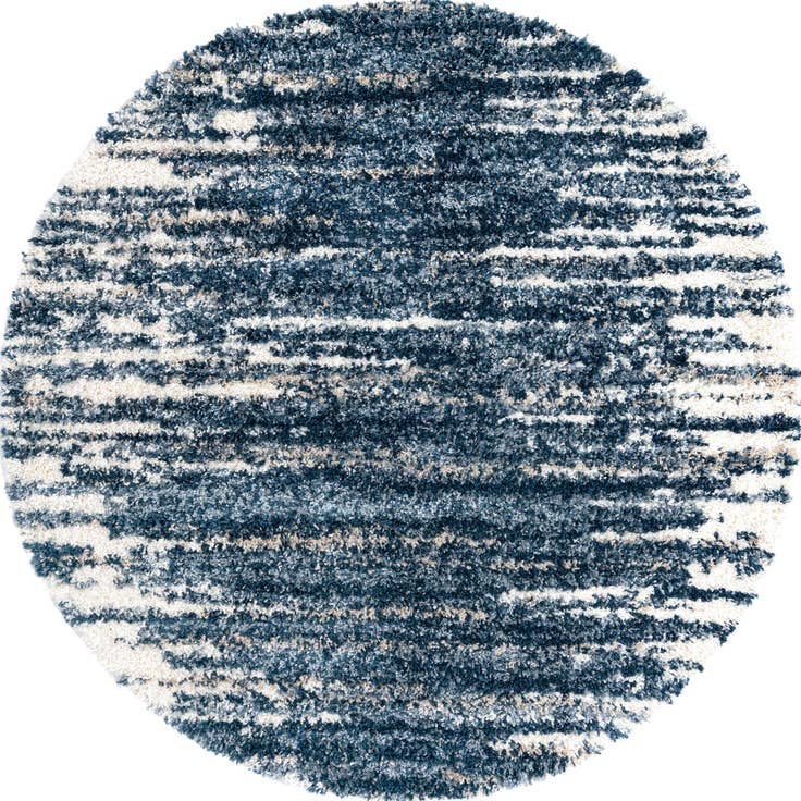 Detail image of 7' x 7' Serenity Shag Round Rug