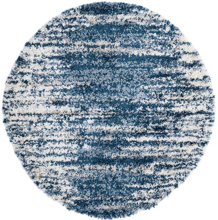 5' 3 x 5' 3 Serenity Shag Round Rug