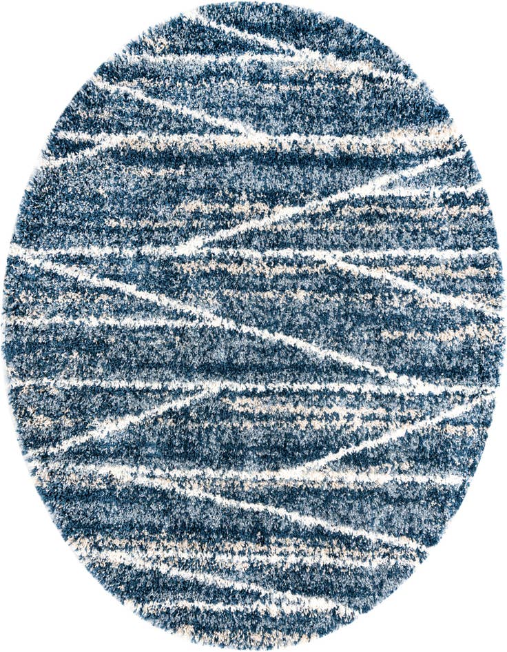 Detail image of 7' x 7' Serenity Shag Round Rug
