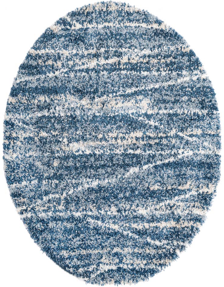 Detail image of 5' 3 x 5' 3 Serenity Shag Round Rug