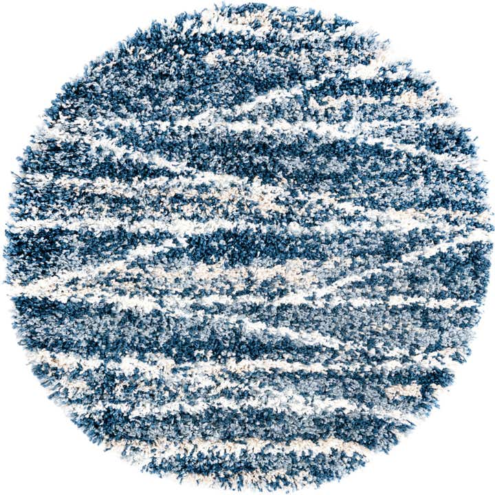 3' 3 x 3' 3 Serenity Shag Round Rug