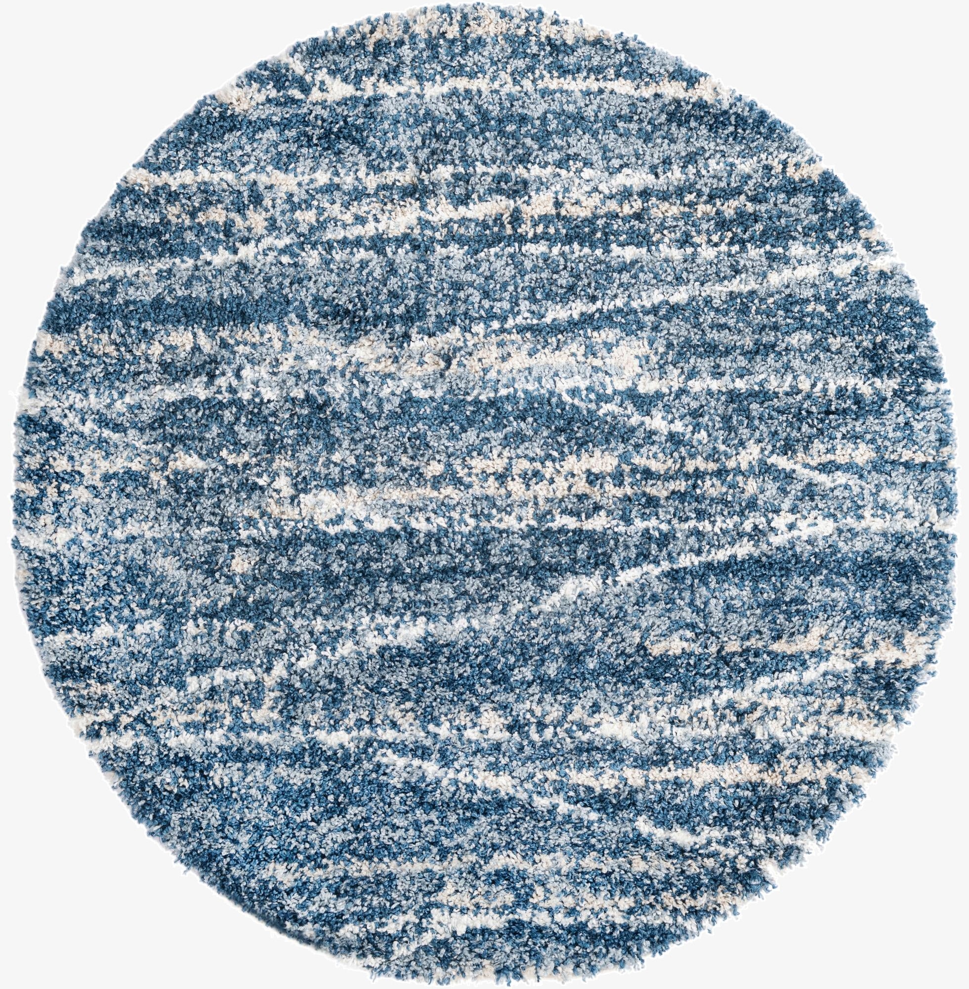 5' 3 x 5' 3 Serenity Shag Round Rug