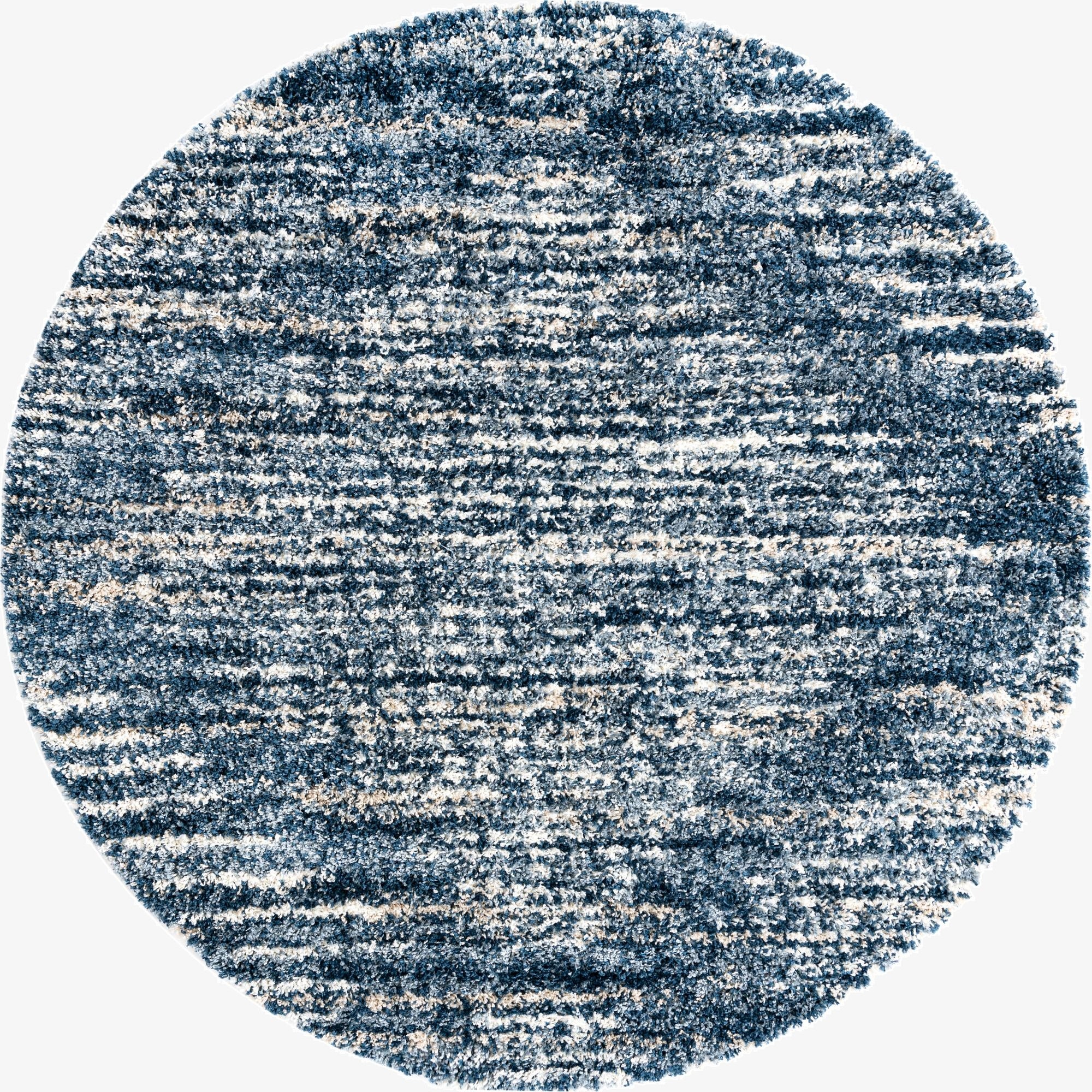 7' x 7' Serenity Shag Round Rug