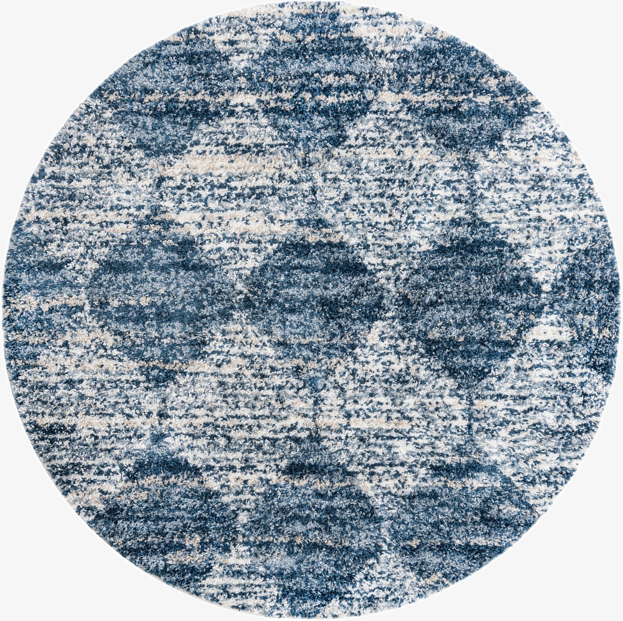 7' x 7' Serenity Shag Round Rug