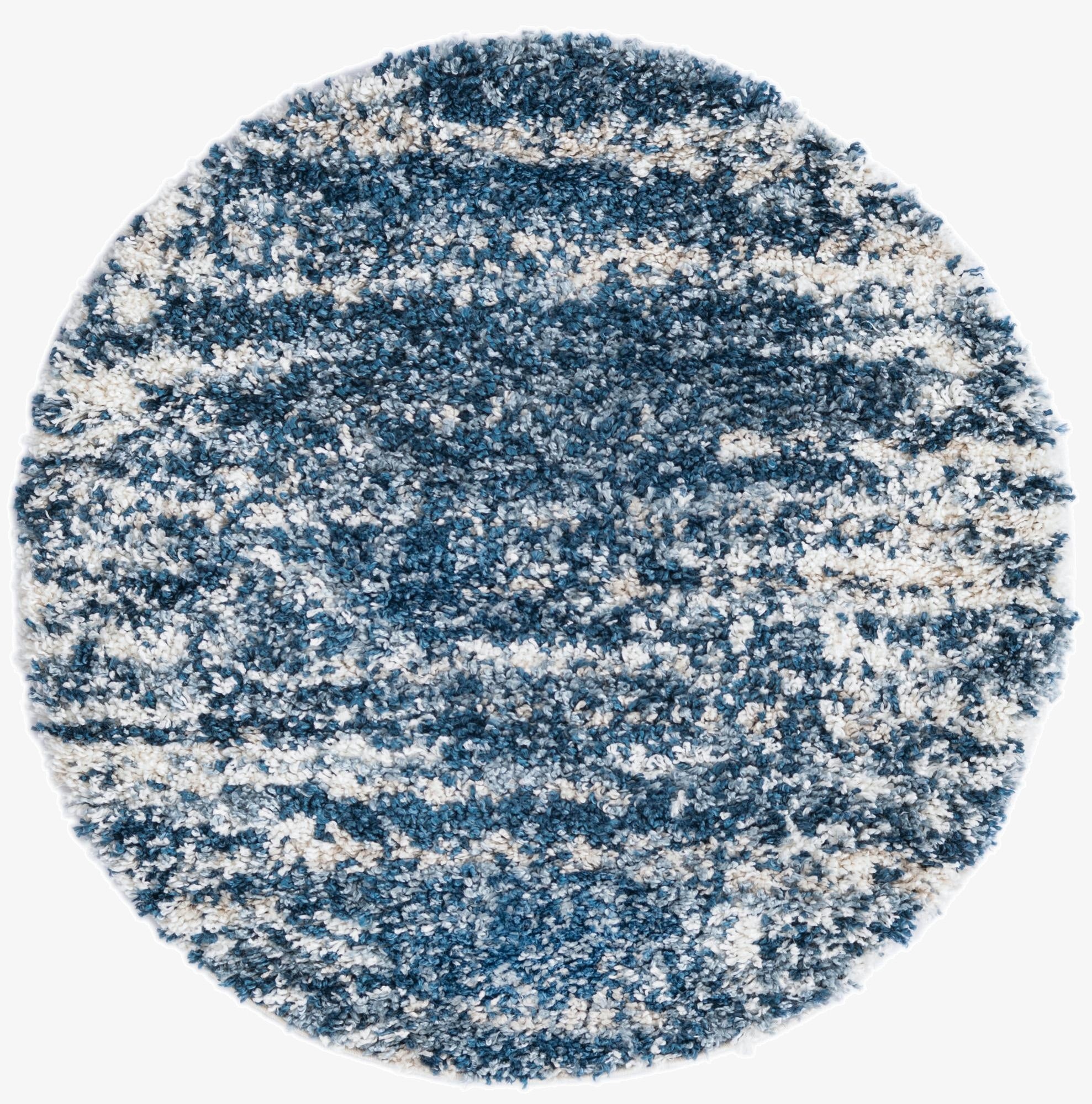3' 3 x 3' 3 Serenity Shag Round Rug