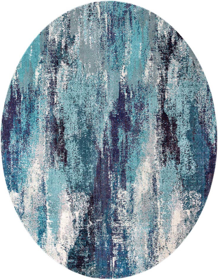 Detail image of 7' 10 x 7' 10 Washable Sevilla Round Rug
