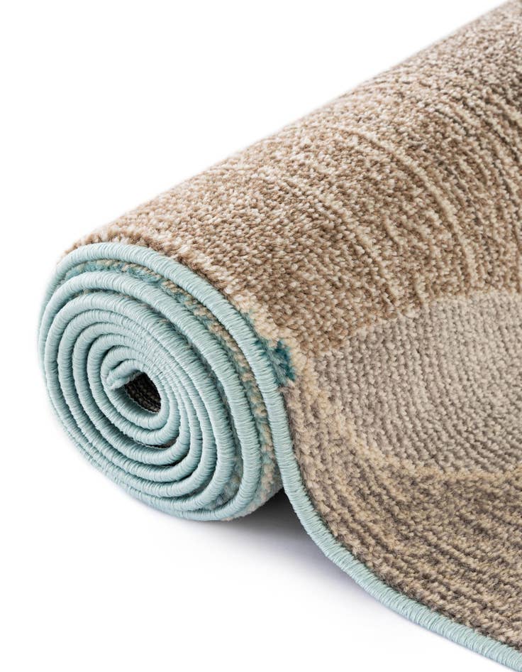 Detail image of 8' x 8'  Washable Spectrum Round Rug