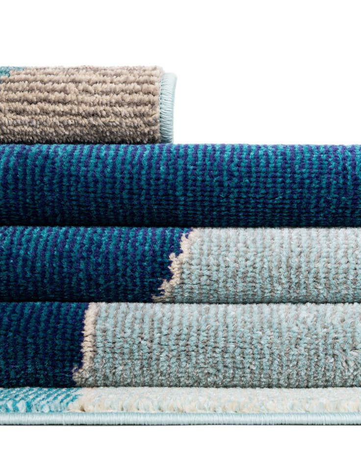 Detail image of 8' x 8' Washable Theia Round Rug