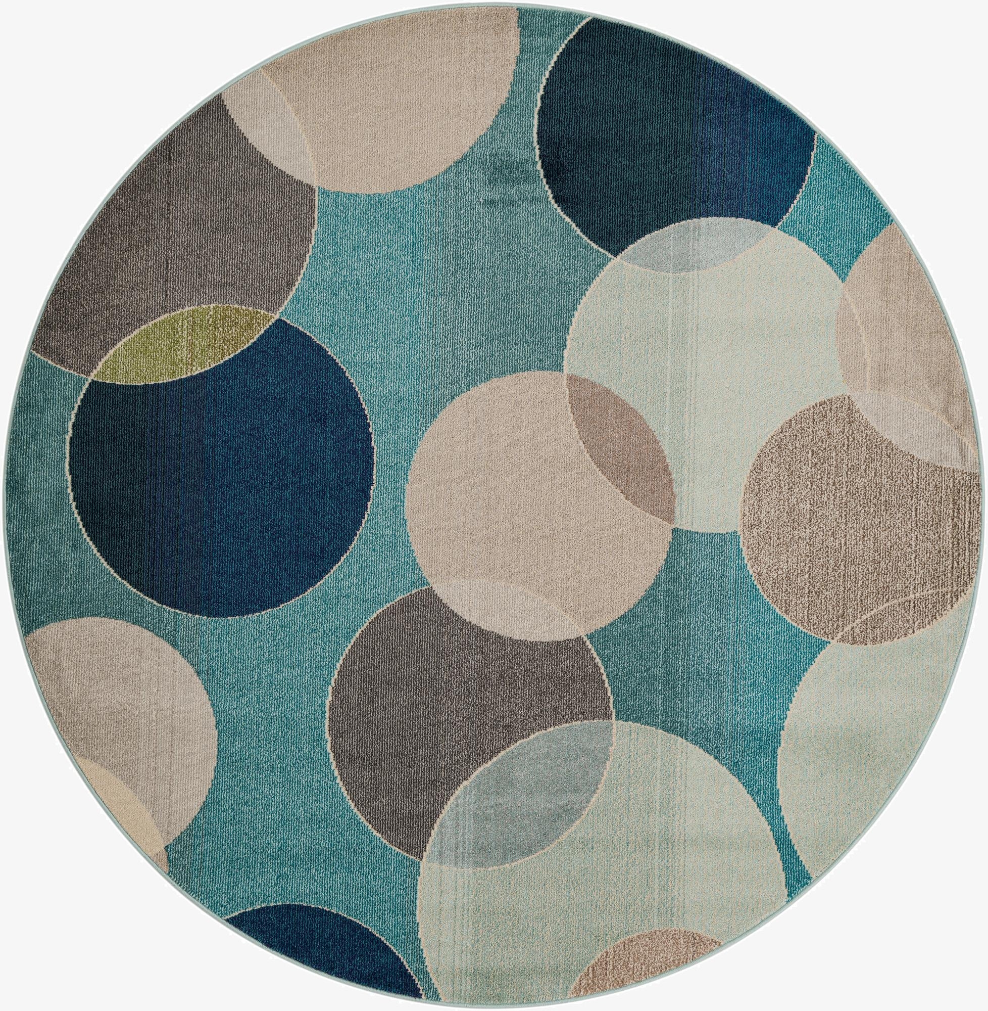 8' x 8' Washable Theia Round Rug