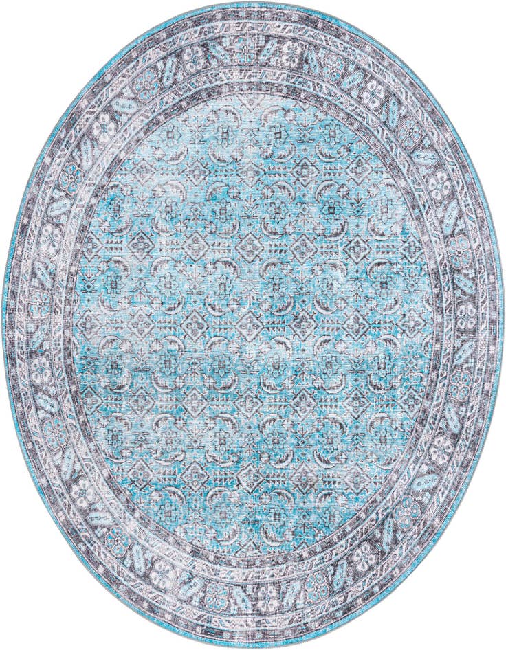 Detail image of 7' 7 x 7' 7 Washable Timeless Round Rug