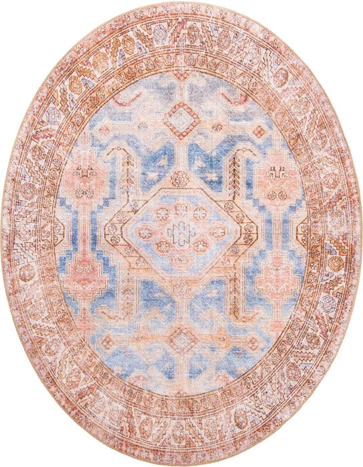 Detail image of 3' 6 x 3' 6 Washable Timeless Round Rug