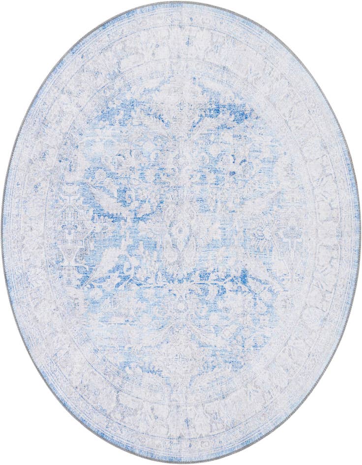 Detail image of 5' x 5' Washable Timeless Round Rug