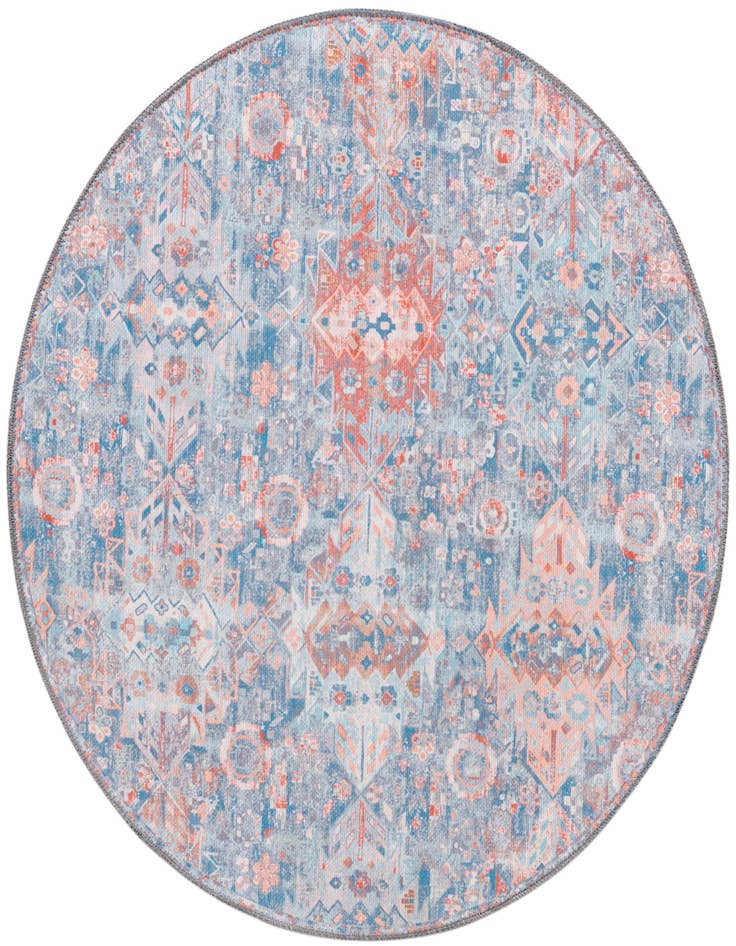 Detail image of 3' 6 x 3' 6 Washable Timeless Round Rug