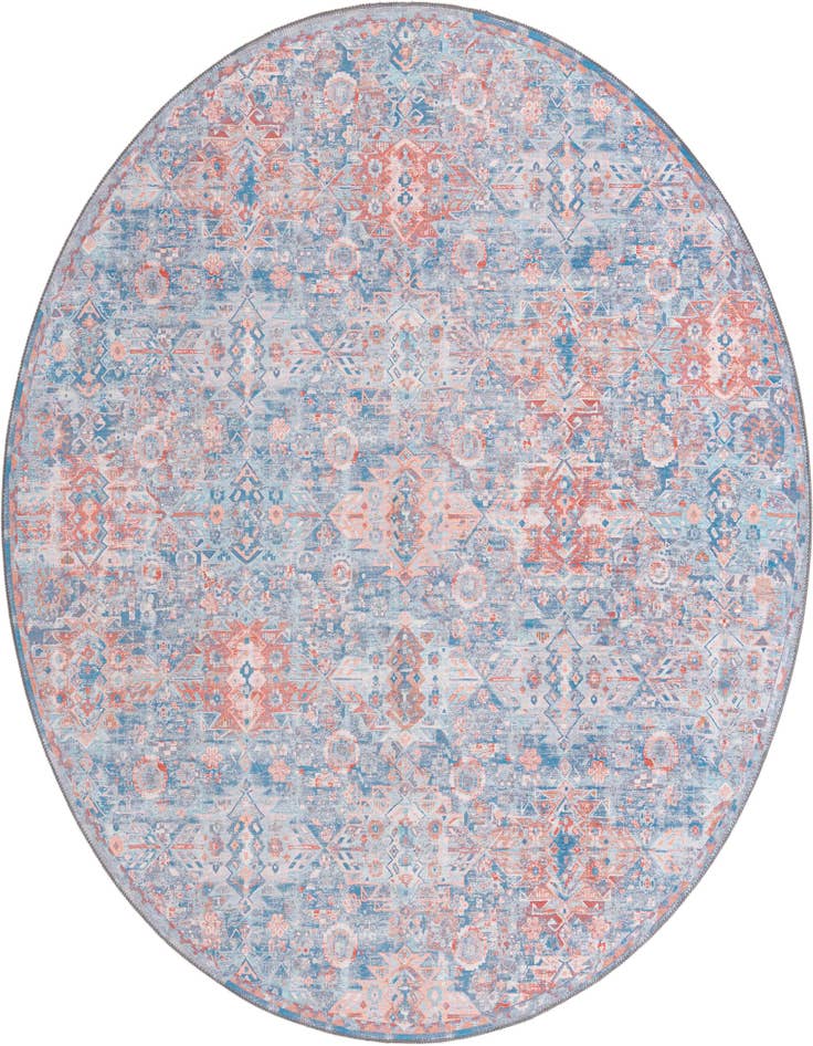 Detail image of 7' 7 x 7' 7 Washable Timeless Round Rug