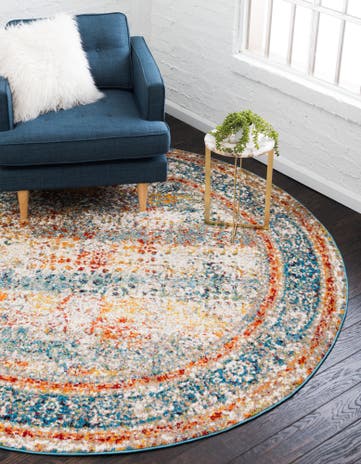 3' 3 x 3' 3 Venice Round Rug