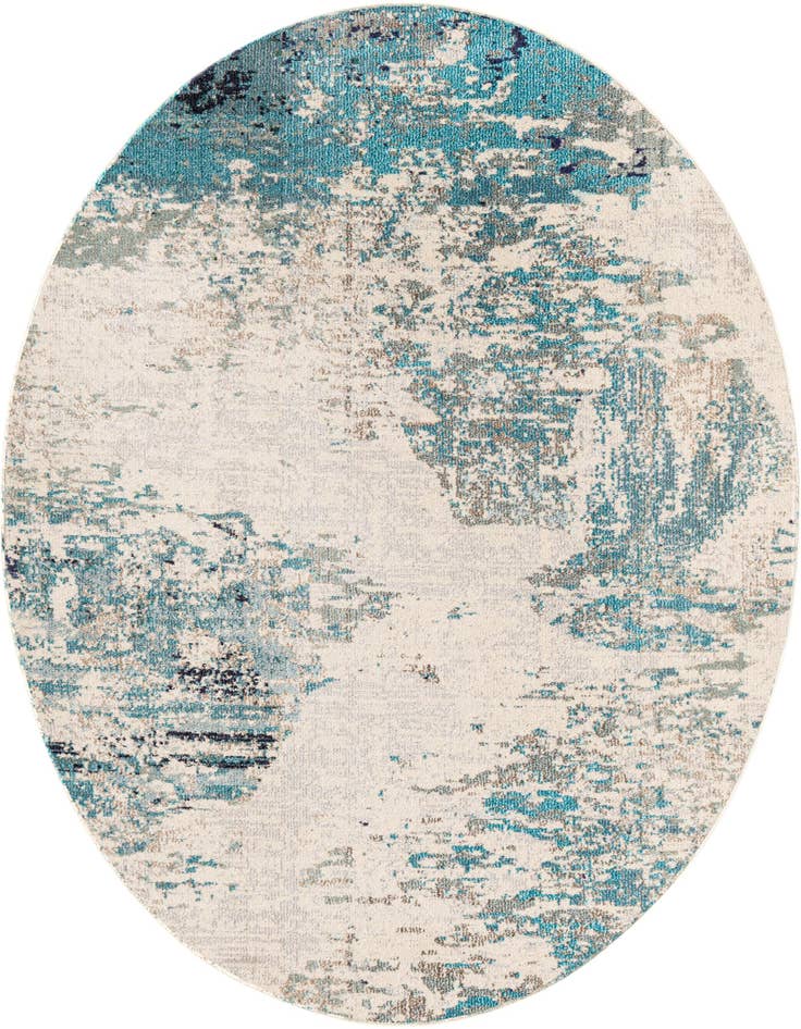 Detail image of 7' x 7' Washable Vivid Round Rug