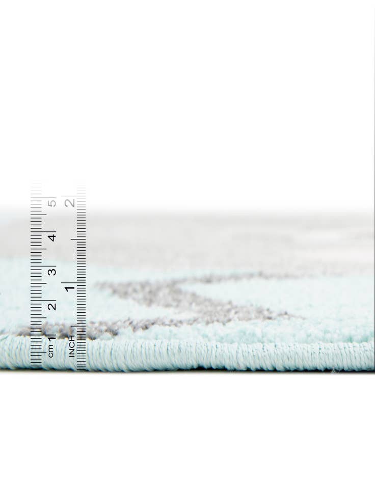 Detail image of 5' 3 x 5' 3 Bear Whimsy Kids Round Rug